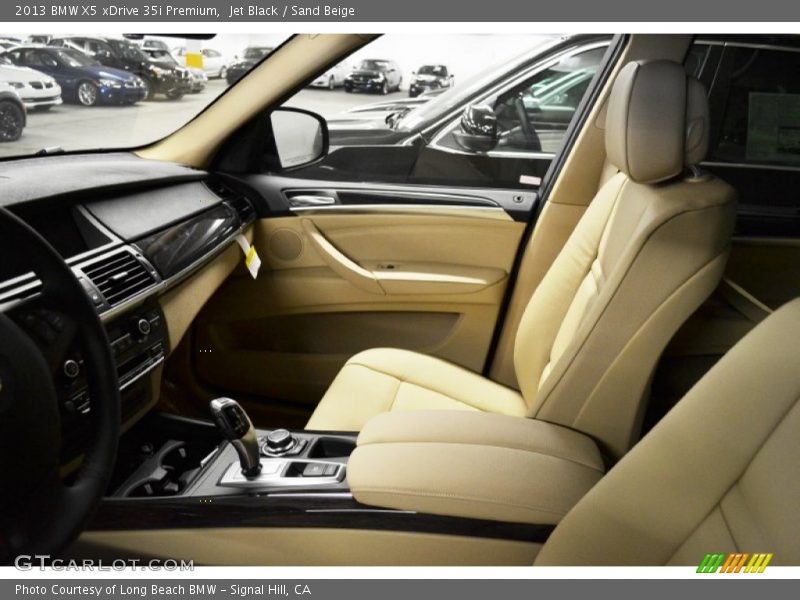Jet Black / Sand Beige 2013 BMW X5 xDrive 35i Premium
