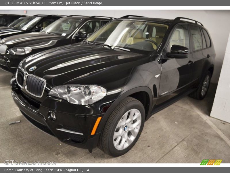 Jet Black / Sand Beige 2013 BMW X5 xDrive 35i Premium