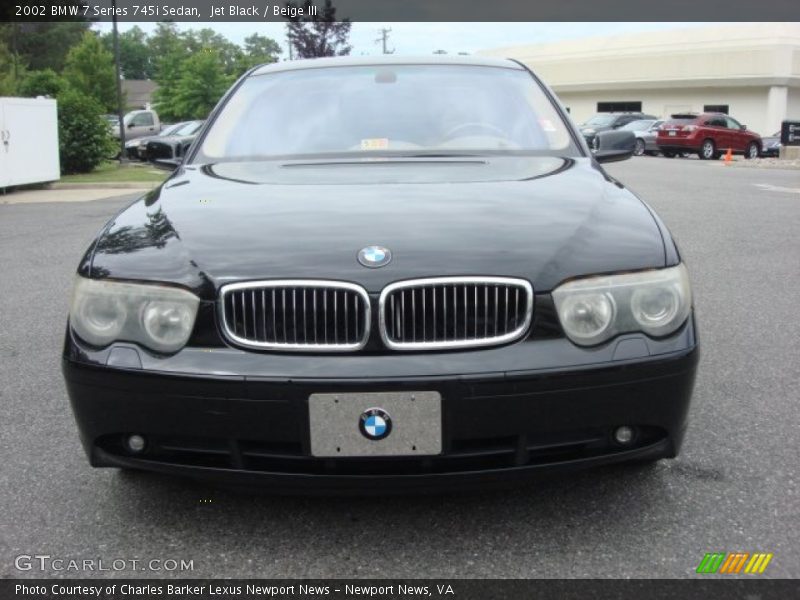 Jet Black / Beige III 2002 BMW 7 Series 745i Sedan