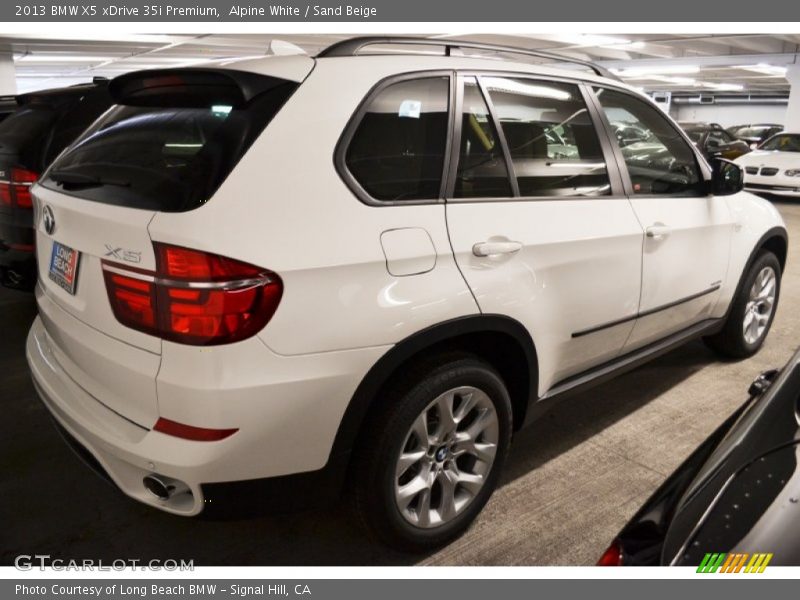 Alpine White / Sand Beige 2013 BMW X5 xDrive 35i Premium