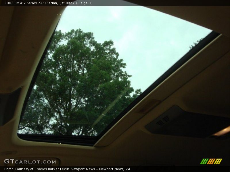 Jet Black / Beige III 2002 BMW 7 Series 745i Sedan