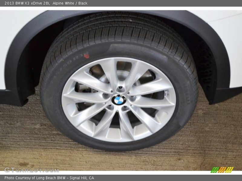 Alpine White / Black 2013 BMW X3 xDrive 28i