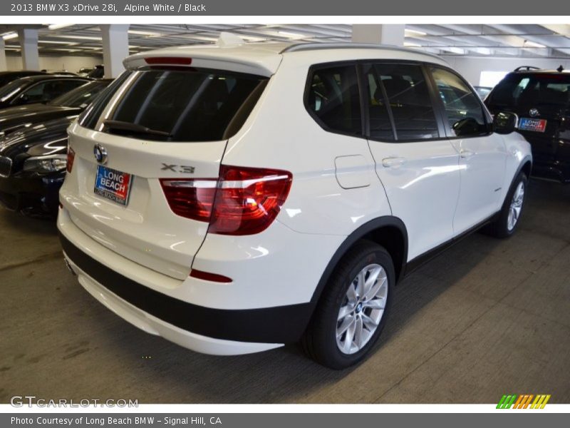 Alpine White / Black 2013 BMW X3 xDrive 28i