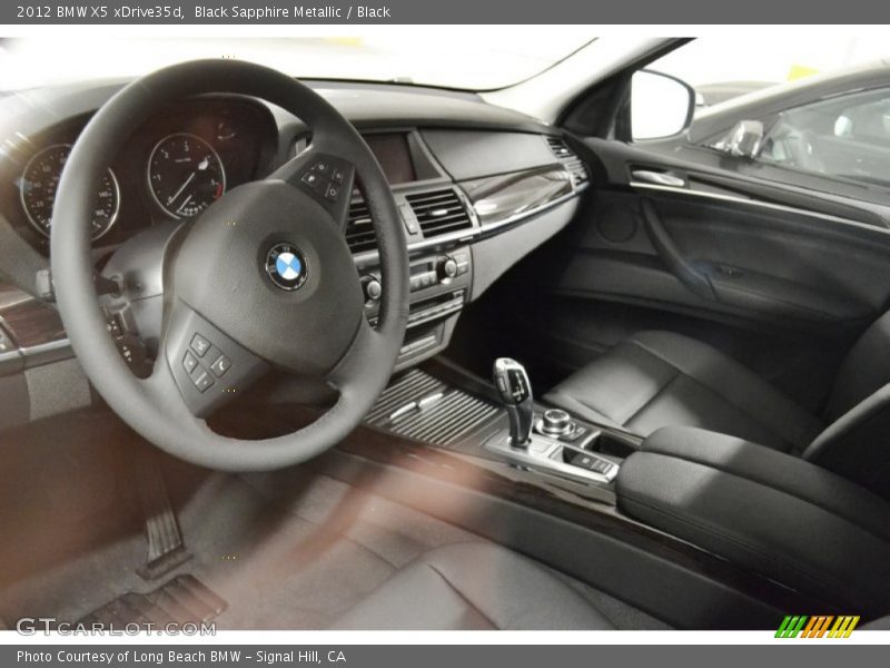 Black Sapphire Metallic / Black 2012 BMW X5 xDrive35d