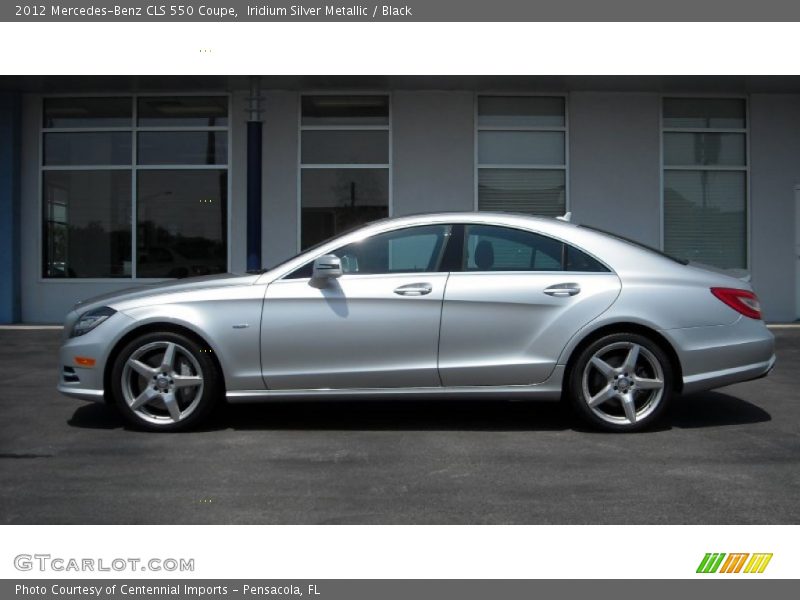 Iridium Silver Metallic / Black 2012 Mercedes-Benz CLS 550 Coupe