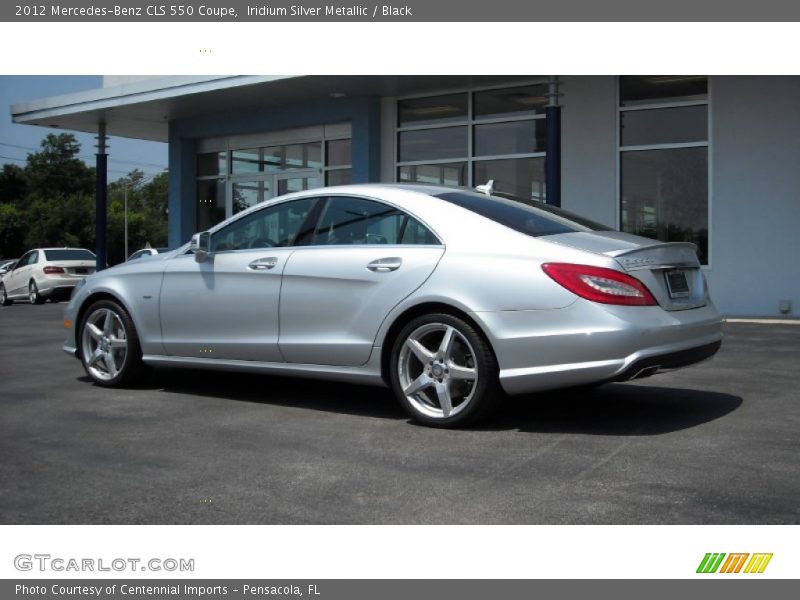 Iridium Silver Metallic / Black 2012 Mercedes-Benz CLS 550 Coupe