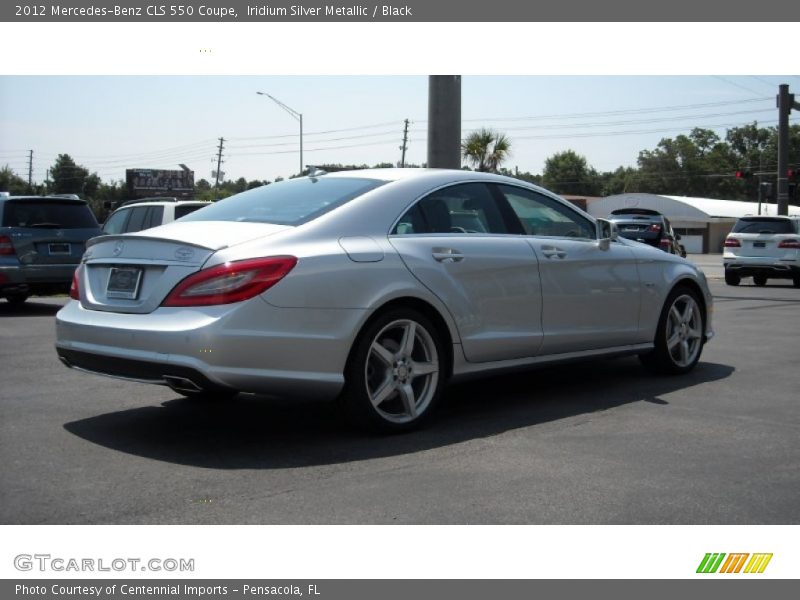 Iridium Silver Metallic / Black 2012 Mercedes-Benz CLS 550 Coupe