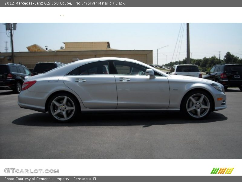 Iridium Silver Metallic / Black 2012 Mercedes-Benz CLS 550 Coupe