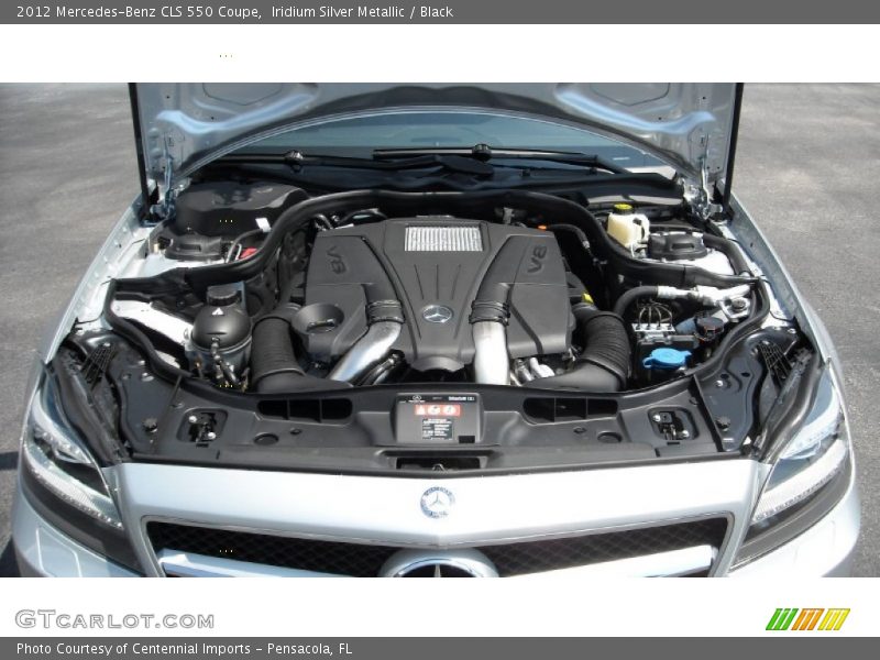 Iridium Silver Metallic / Black 2012 Mercedes-Benz CLS 550 Coupe