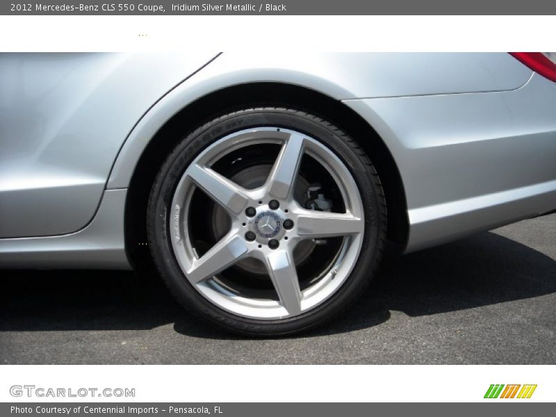 Iridium Silver Metallic / Black 2012 Mercedes-Benz CLS 550 Coupe