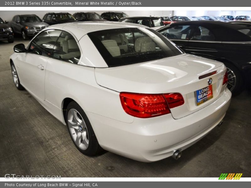 Mineral White Metallic / Oyster/Black 2012 BMW 3 Series 335i Convertible