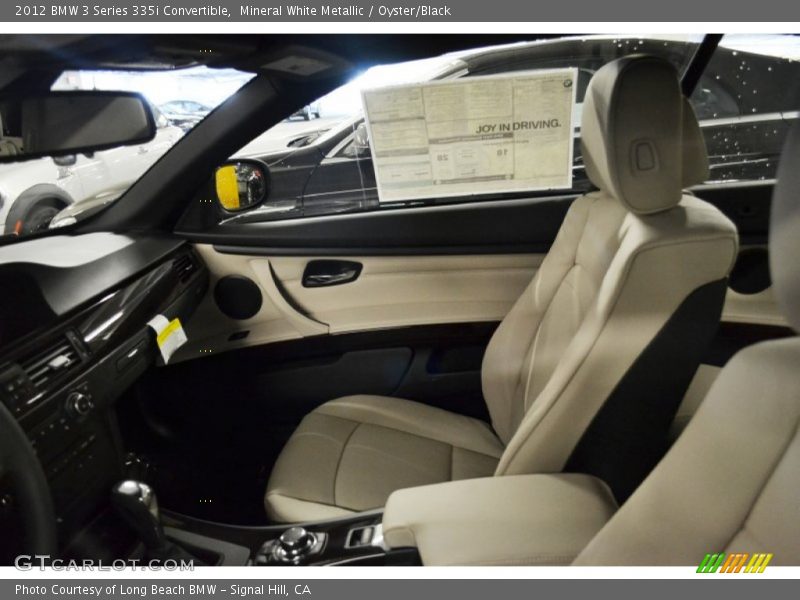 Mineral White Metallic / Oyster/Black 2012 BMW 3 Series 335i Convertible
