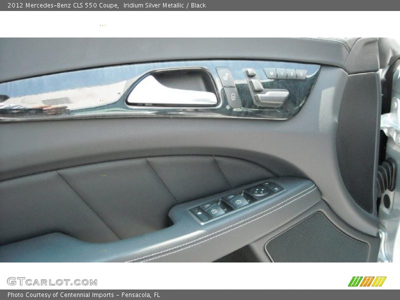Iridium Silver Metallic / Black 2012 Mercedes-Benz CLS 550 Coupe