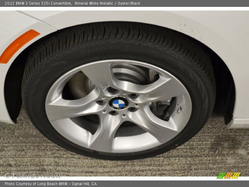 Mineral White Metallic / Oyster/Black 2012 BMW 3 Series 335i Convertible