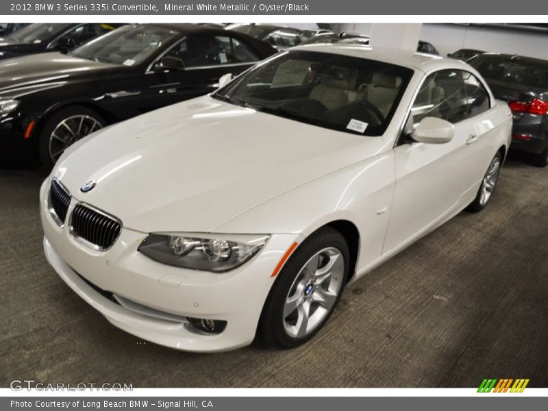 Mineral White Metallic / Oyster/Black 2012 BMW 3 Series 335i Convertible