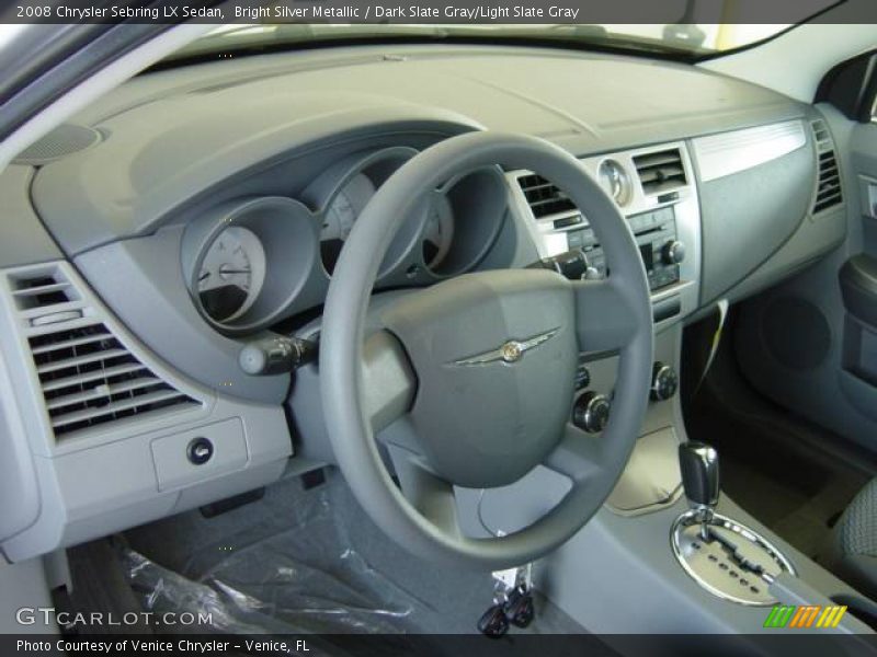 Bright Silver Metallic / Dark Slate Gray/Light Slate Gray 2008 Chrysler Sebring LX Sedan