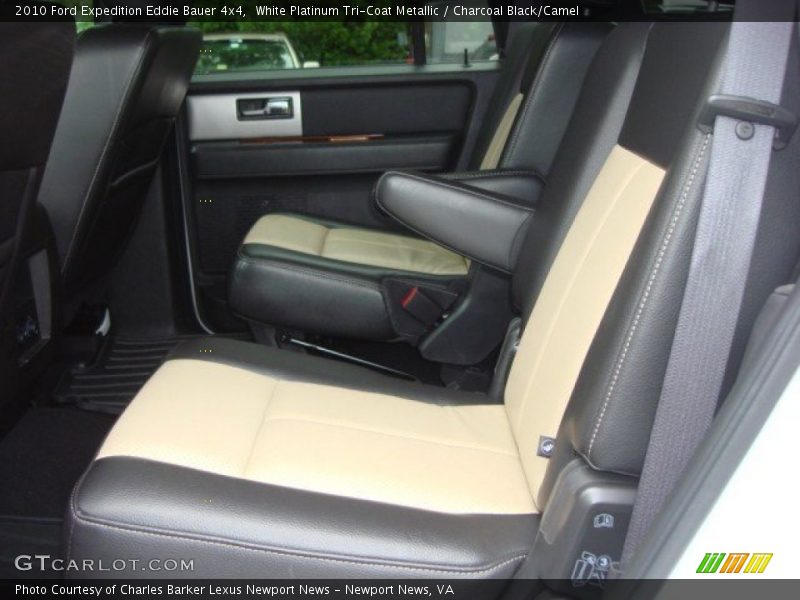 White Platinum Tri-Coat Metallic / Charcoal Black/Camel 2010 Ford Expedition Eddie Bauer 4x4