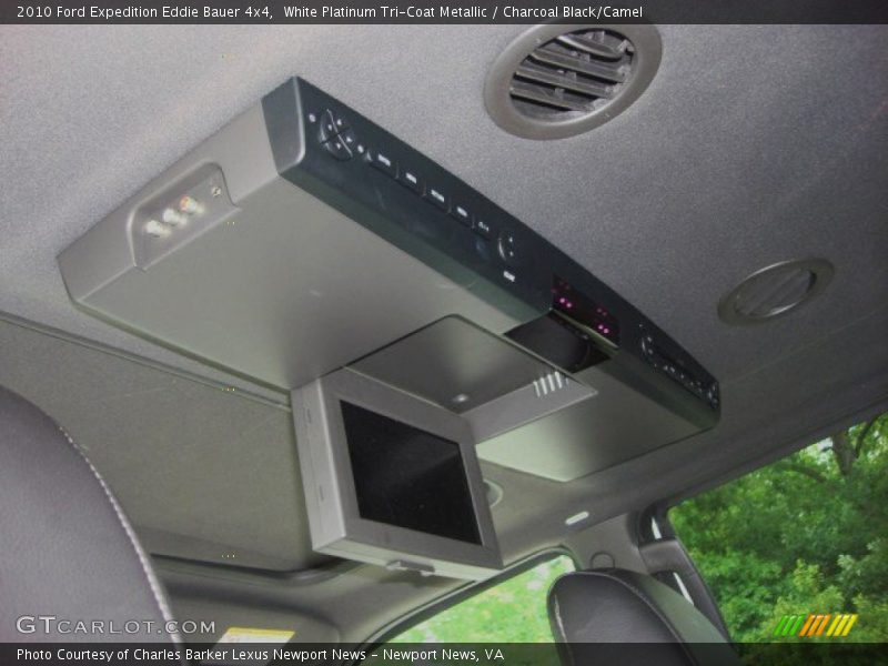 White Platinum Tri-Coat Metallic / Charcoal Black/Camel 2010 Ford Expedition Eddie Bauer 4x4