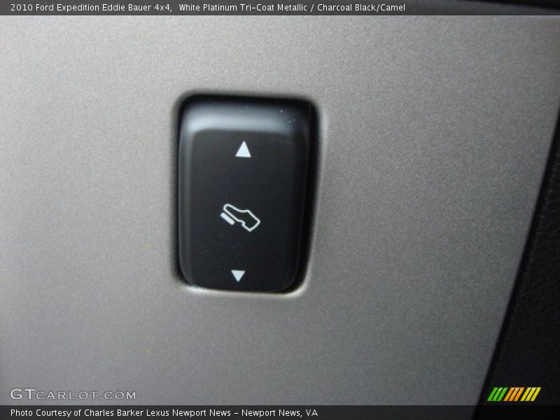 White Platinum Tri-Coat Metallic / Charcoal Black/Camel 2010 Ford Expedition Eddie Bauer 4x4