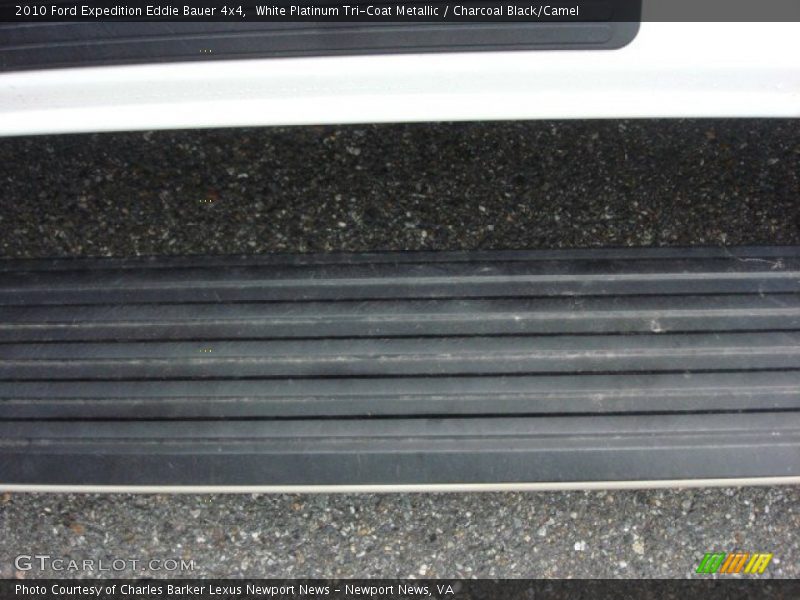 White Platinum Tri-Coat Metallic / Charcoal Black/Camel 2010 Ford Expedition Eddie Bauer 4x4