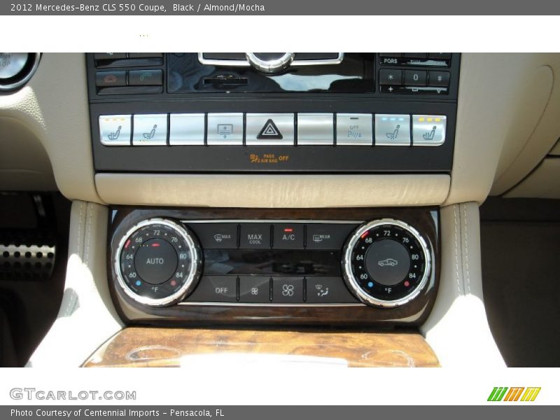 Black / Almond/Mocha 2012 Mercedes-Benz CLS 550 Coupe