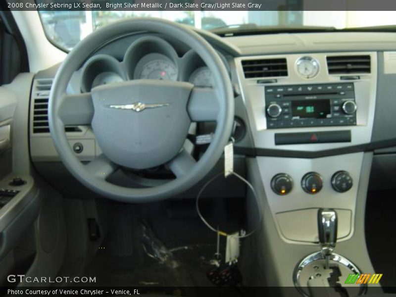 Bright Silver Metallic / Dark Slate Gray/Light Slate Gray 2008 Chrysler Sebring LX Sedan