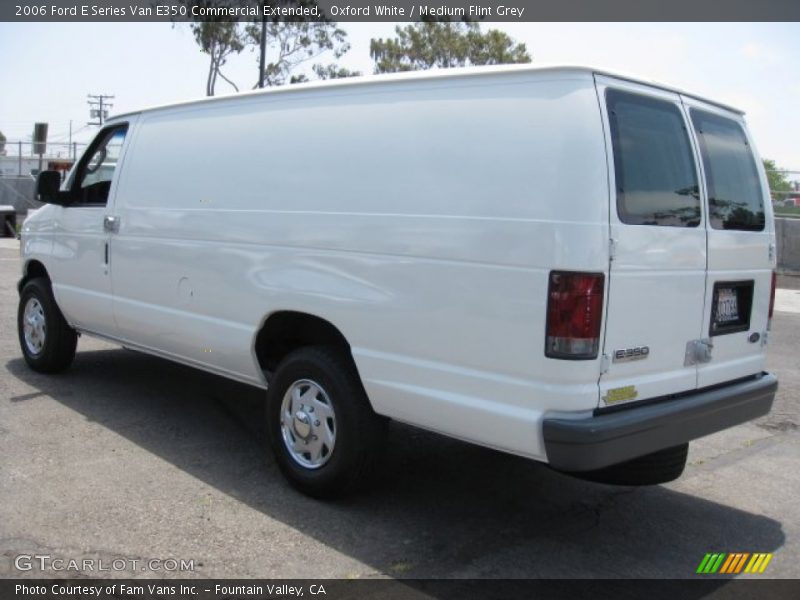 Oxford White / Medium Flint Grey 2006 Ford E Series Van E350 Commercial Extended