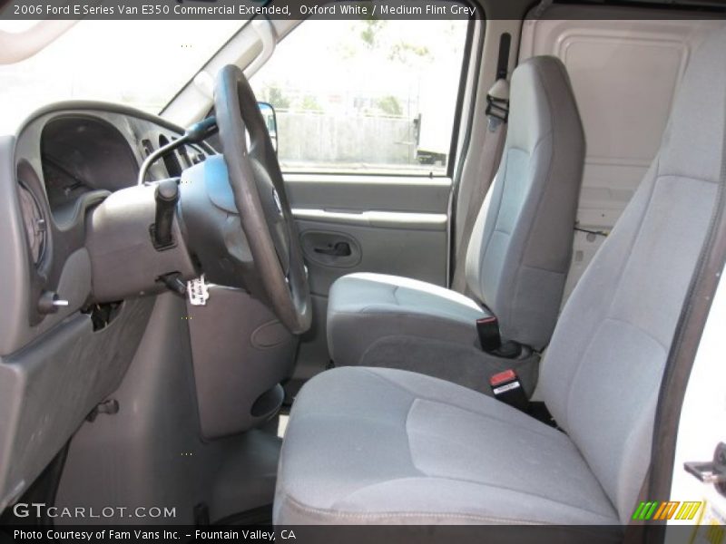 Oxford White / Medium Flint Grey 2006 Ford E Series Van E350 Commercial Extended