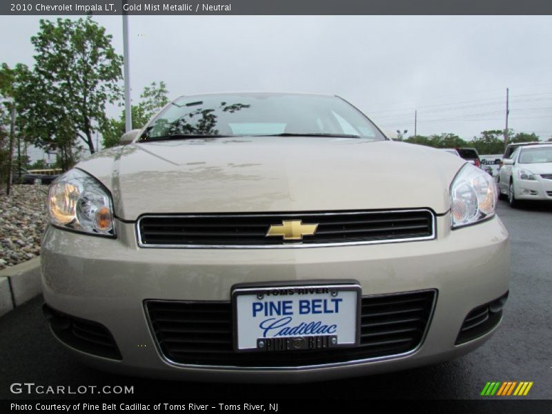 Gold Mist Metallic / Neutral 2010 Chevrolet Impala LT