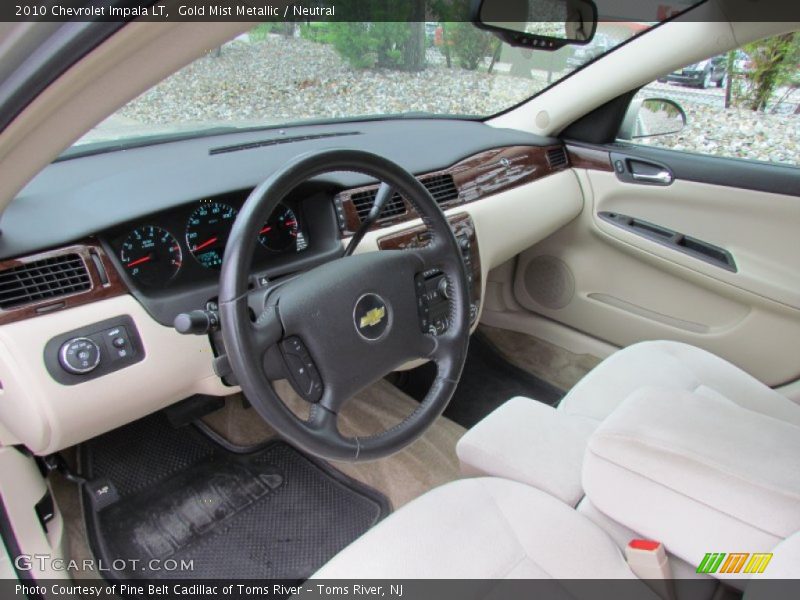 Gold Mist Metallic / Neutral 2010 Chevrolet Impala LT