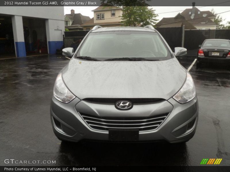 Graphite Gray / Black 2012 Hyundai Tucson GLS AWD