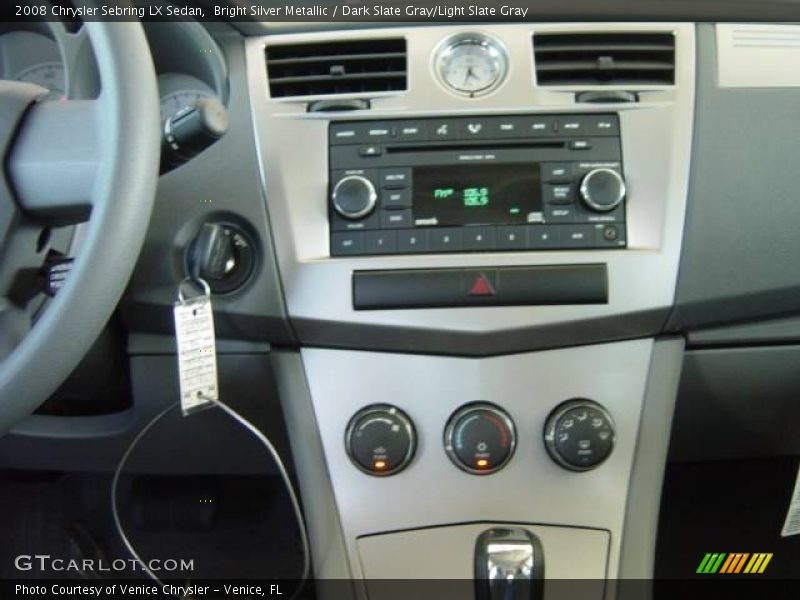 Bright Silver Metallic / Dark Slate Gray/Light Slate Gray 2008 Chrysler Sebring LX Sedan