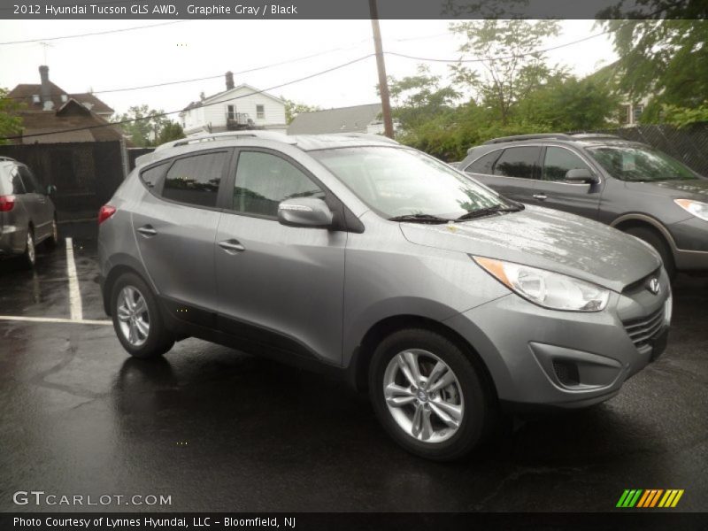 Graphite Gray / Black 2012 Hyundai Tucson GLS AWD