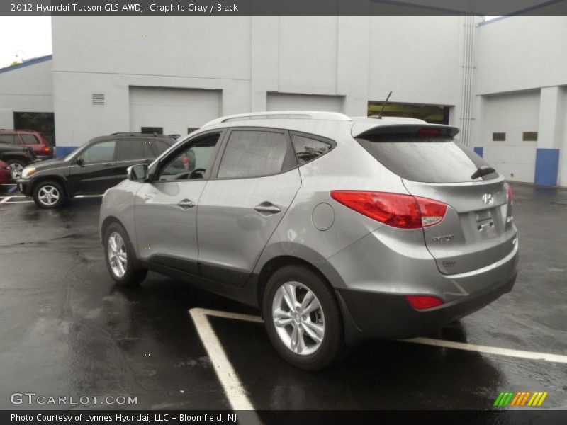 Graphite Gray / Black 2012 Hyundai Tucson GLS AWD
