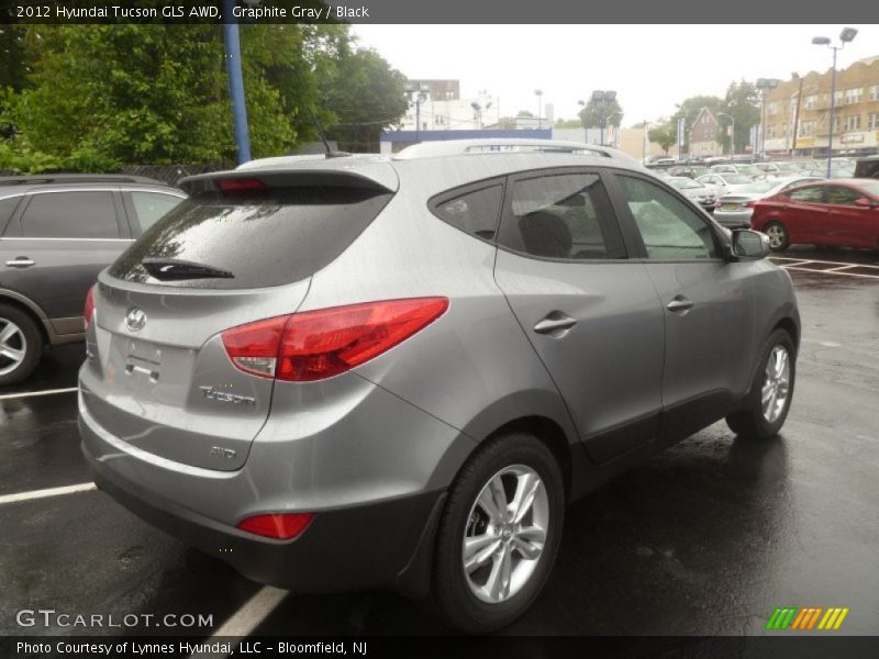 Graphite Gray / Black 2012 Hyundai Tucson GLS AWD