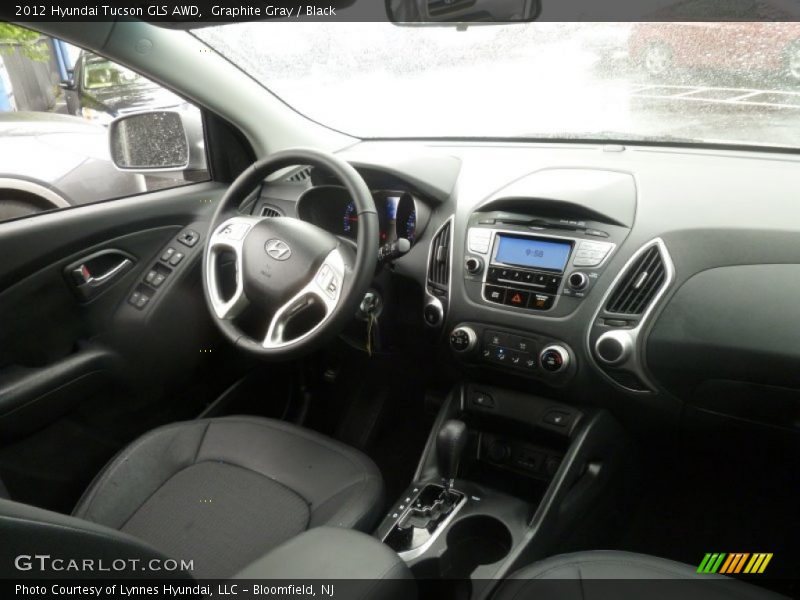 Graphite Gray / Black 2012 Hyundai Tucson GLS AWD