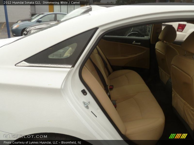 Shimmering White / Camel 2012 Hyundai Sonata GLS