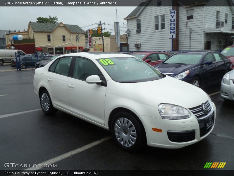Campanella White / Anthracite 2007 Volkswagen Jetta 2.5 Sedan