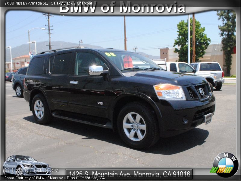 Galaxy Black / Charcoal 2008 Nissan Armada SE