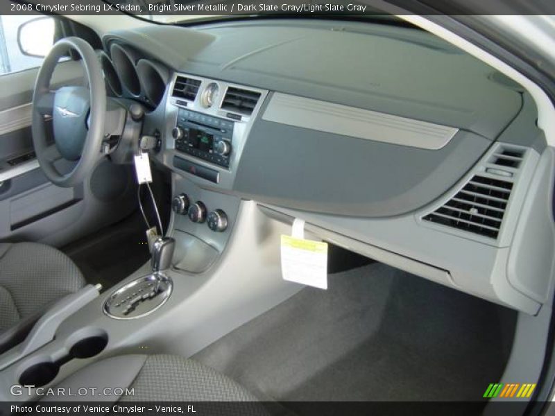 Bright Silver Metallic / Dark Slate Gray/Light Slate Gray 2008 Chrysler Sebring LX Sedan