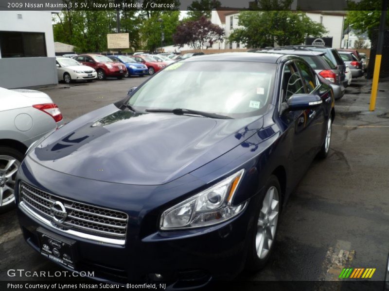 Navy Blue Metallic / Charcoal 2009 Nissan Maxima 3.5 SV