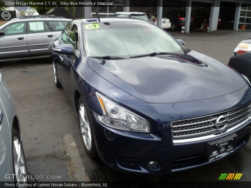 Navy Blue Metallic / Charcoal 2009 Nissan Maxima 3.5 SV