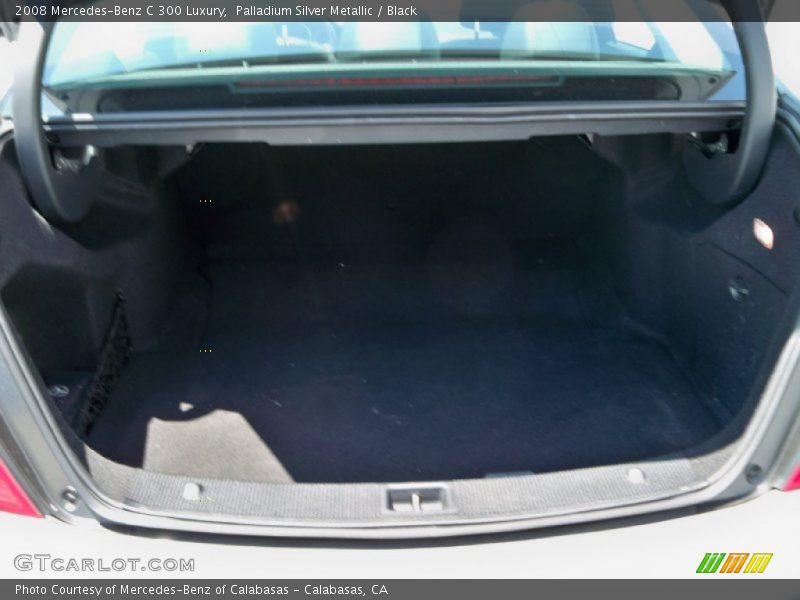 Palladium Silver Metallic / Black 2008 Mercedes-Benz C 300 Luxury