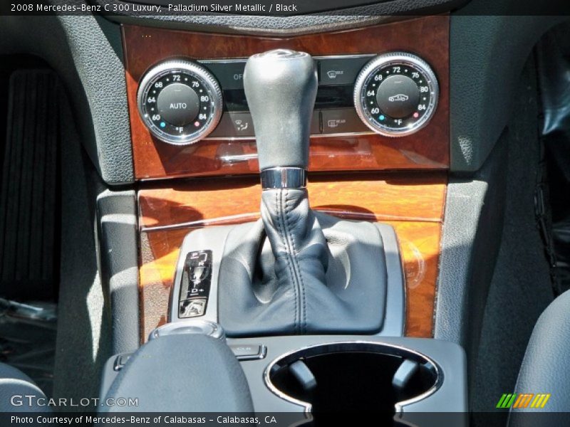 Palladium Silver Metallic / Black 2008 Mercedes-Benz C 300 Luxury
