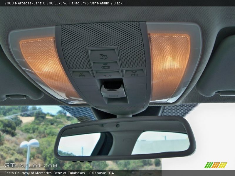 Palladium Silver Metallic / Black 2008 Mercedes-Benz C 300 Luxury