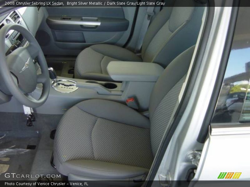 Bright Silver Metallic / Dark Slate Gray/Light Slate Gray 2008 Chrysler Sebring LX Sedan