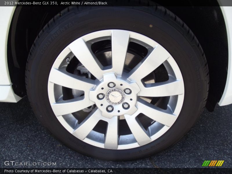 Arctic White / Almond/Black 2012 Mercedes-Benz GLK 350