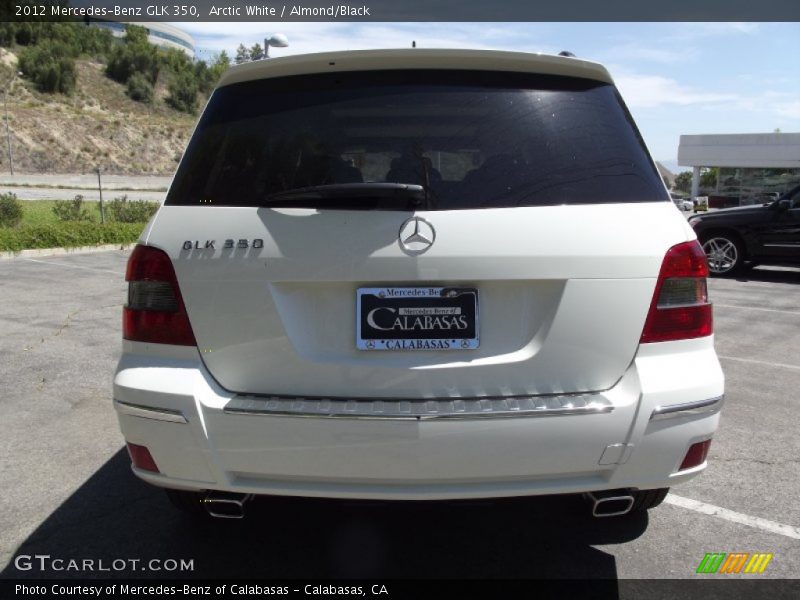 Arctic White / Almond/Black 2012 Mercedes-Benz GLK 350