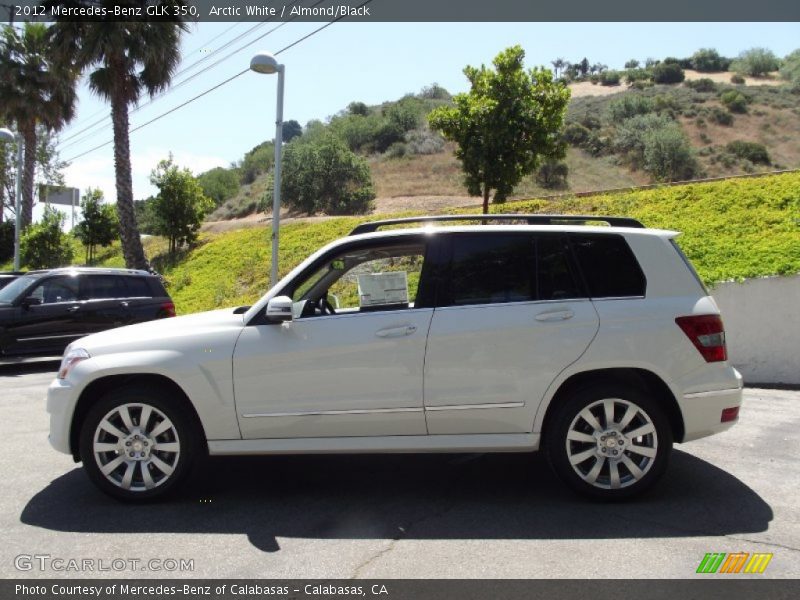 Arctic White / Almond/Black 2012 Mercedes-Benz GLK 350