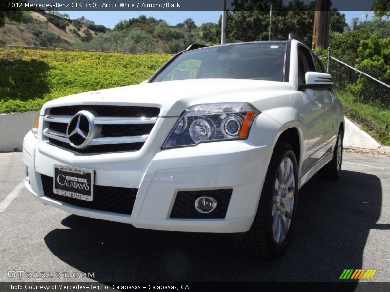 Arctic White / Almond/Black 2012 Mercedes-Benz GLK 350